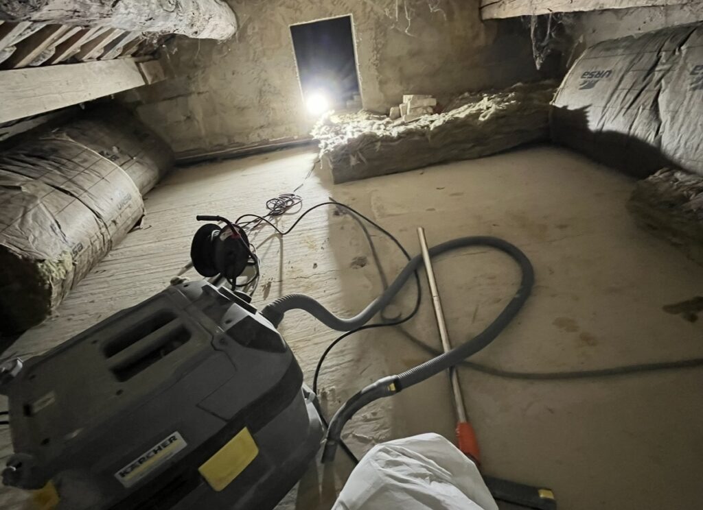 Nettoyage après travaux